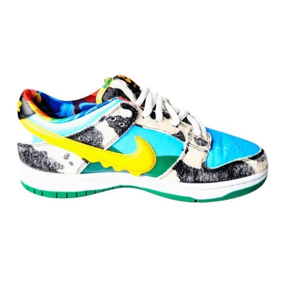 COPY NIKE Ben & Jerry's x Dunk Low SB 'Chunky Dunky' Sneakers Size 7 - Picture 6 of 11